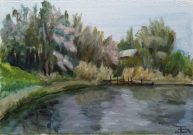 Утро на реке<span style='font-size:24px;color:green;'> <i class='fab fa-bitcoin' style='vertical-align:middle;opacity:0.5;'></i></span><span style='font-size:12px; color:var(--main-color);'> Предлагается</span><a href='https://lenazel.art/?post_type=artobj&p=88293' target='_blank' style='display:block;margin-top:-25px !important;'><span style='font-size:12px;opacity:0.5;line-height:10px;'></br>Нажмите для дополнительной информации</span></a>
